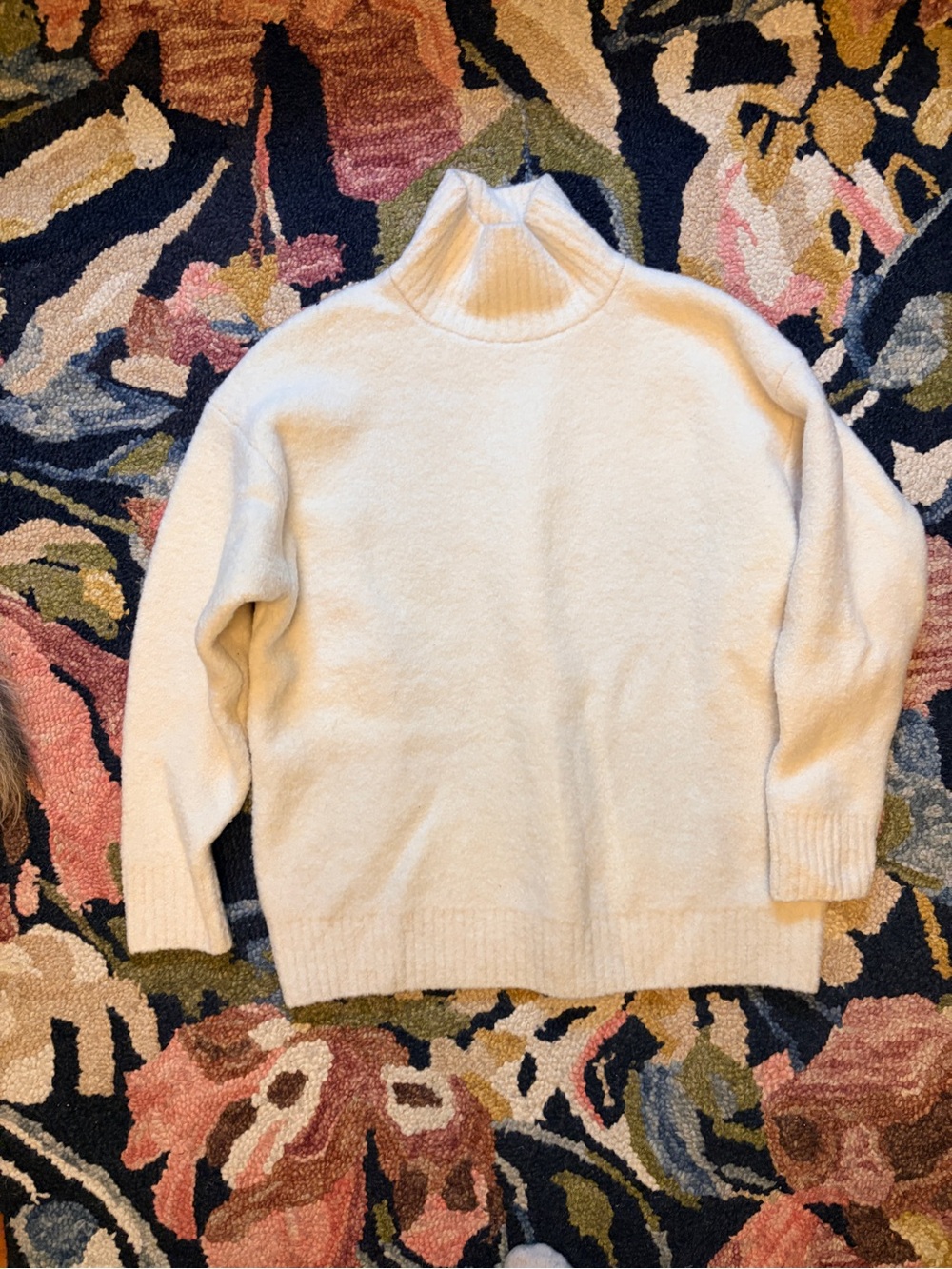 Aritzia Babaton Cozy Cream Turtleneck Sweater